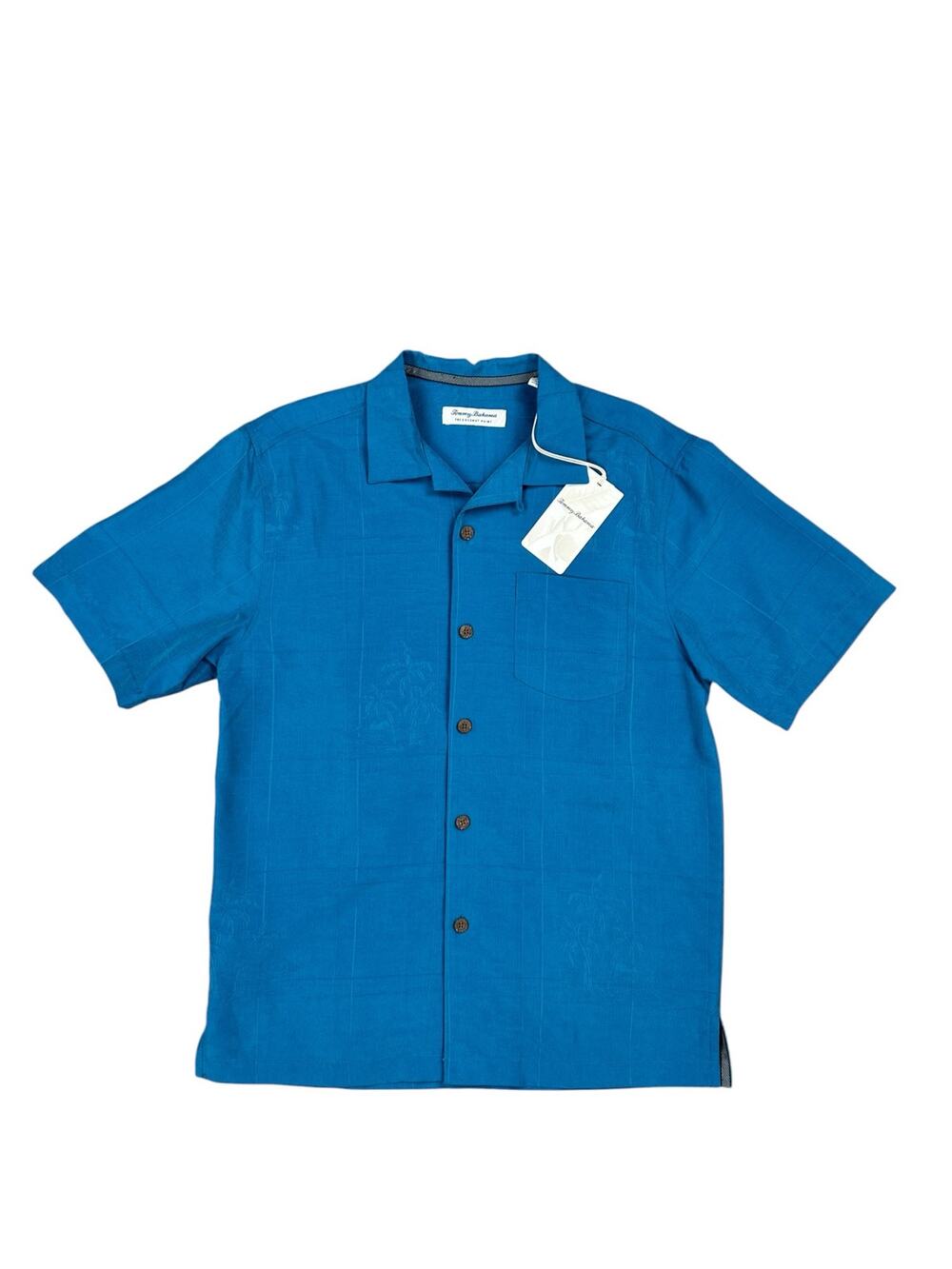 Tommy Bahama Coconut Point Palm Isle Short Sleeve Camp Shirt Academy — Small